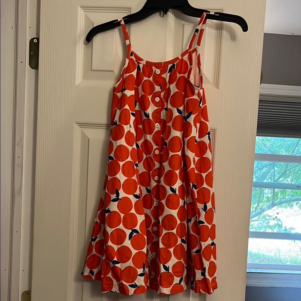 Hanna Andersson Stylish Orange Fruit Kids Dress